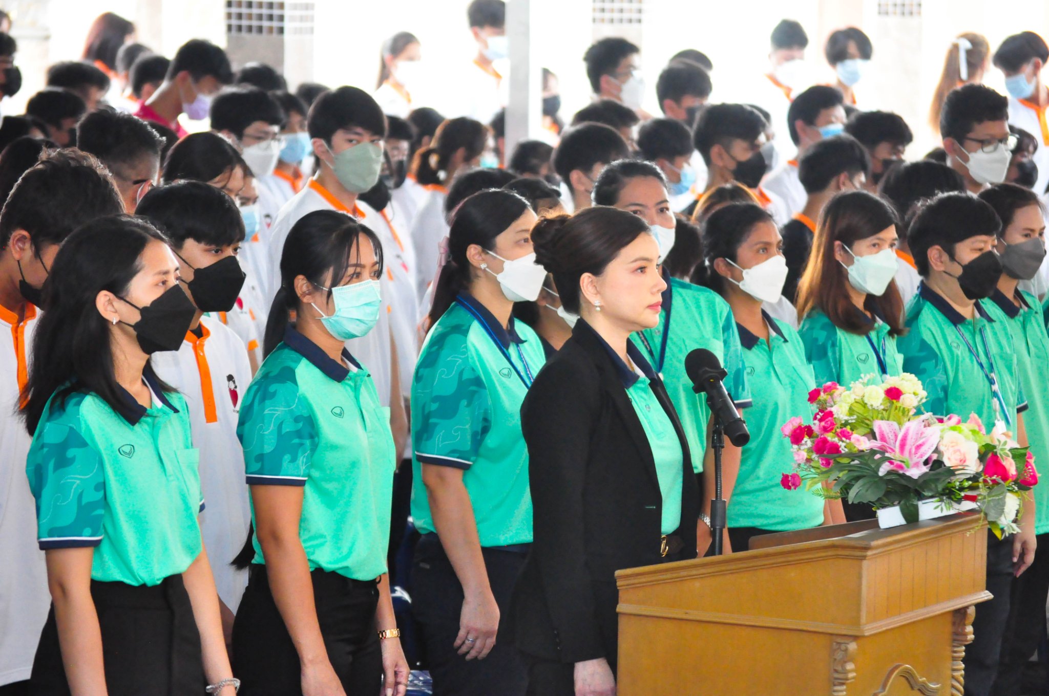 พิธีถวายพระพรชัยมงคล สมเด็จพระนางเจ้าฯ พระบรมราชินี 2565 ( ปวช.1)